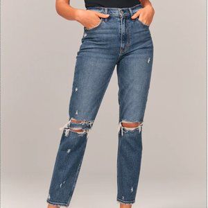 Abercrombie & fitch High Rise Mom jean